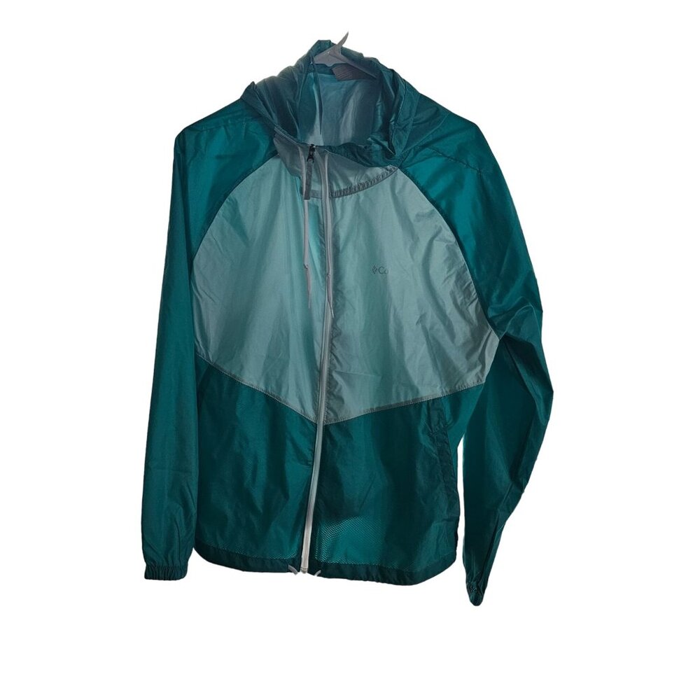 Columbia Women's May‎ Vallery Windbreaker, Green, XL